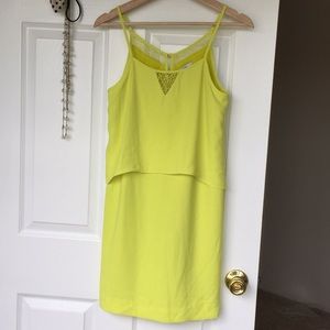 Bar III Yellow Dress